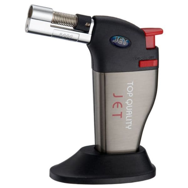 Powerful flame 1300C Jet Butane Torch Lighter Windproof Refillable Jet Flames Micro Butane Torch Lighter Kitchen Torch Lighter