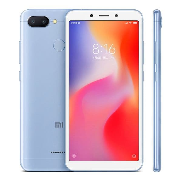 Original Xiaomi Redmi 6 4G LTE Cell Phone 4GB RAM 64GB ROM Helio P22 Octa Core Android 5.45" Full Screen 12.0MP Fingerprint ID Mobile Phone