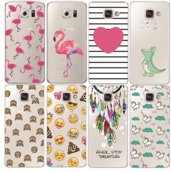 Case For Samsung Galaxy S5 S6 S7 Edge S8 S9 Plus A3 A5 A8 2016 2017 2018 J1 J2 J3 J5 J7 Note 8 Prime Silicone TPU Case