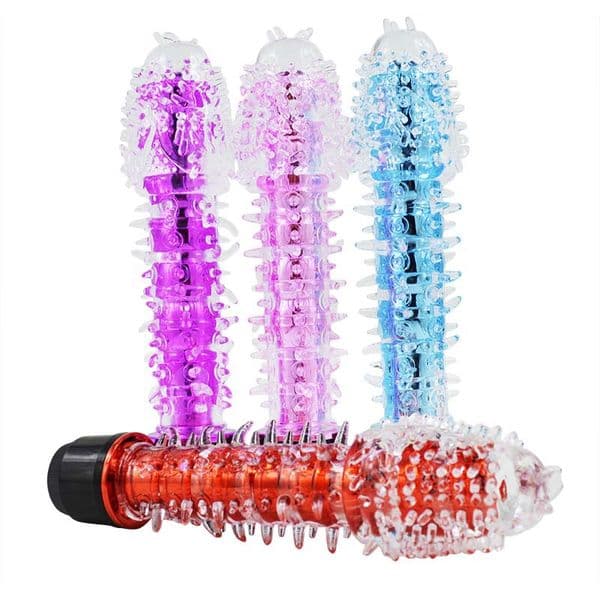 Female Crystal Silicone Vibrator Deep Stimulation Dildo AV G Spots Vibrating Penis For Women Clitoris Stimulator J1728