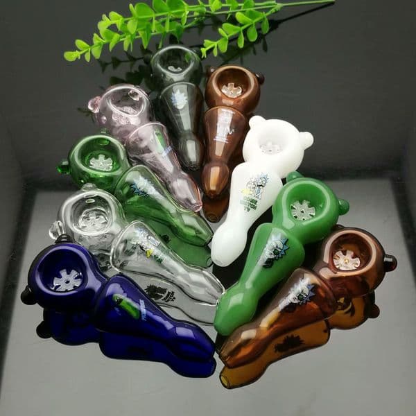 Smoking pipes Ball Glass Oil Burner Pipe Smoking Bowl Water Hookahs bongs Colored Ear Pipe
