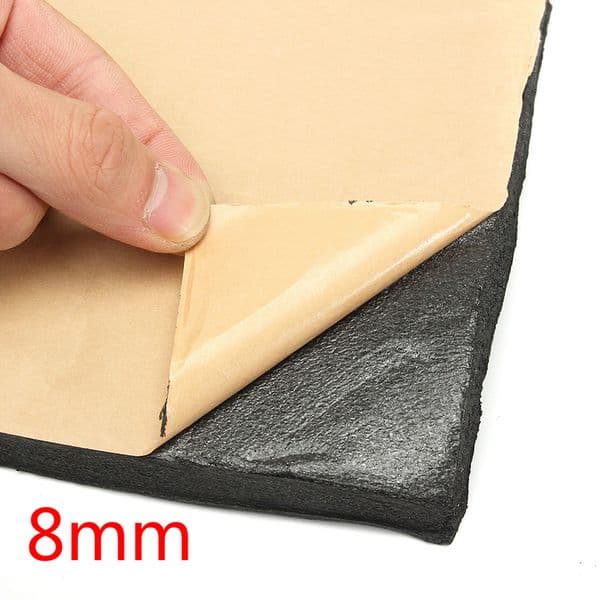 Hot sale Factory price1 Roll 3mm 5mm 8mm Car Acoustic Foam Rubber Sound Insulation Mat Car Speakers Soundproofing Vibration Isol