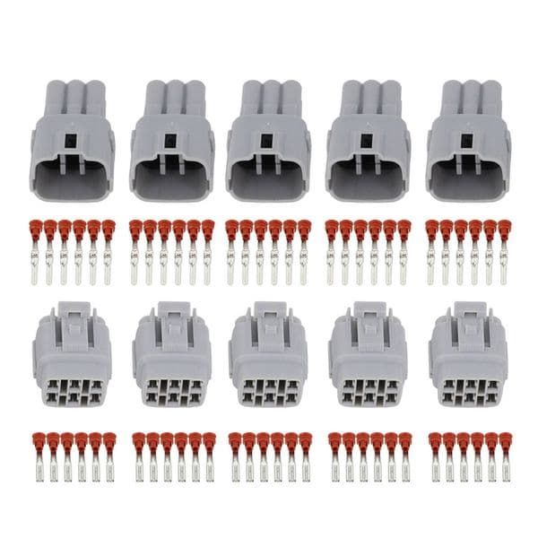 5 Sets 6 Pin Automotive Connector Car connector with terminal DJ7069Y-2.2-11/21 6P