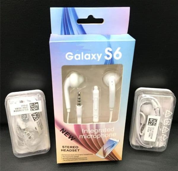 S6 G920F S6 EDGE G925 HEADSET EO-EG920BW Stereo Earphones Headset Top Quality For Galaxy S4 S5 S6 Note 4 with retail package US02