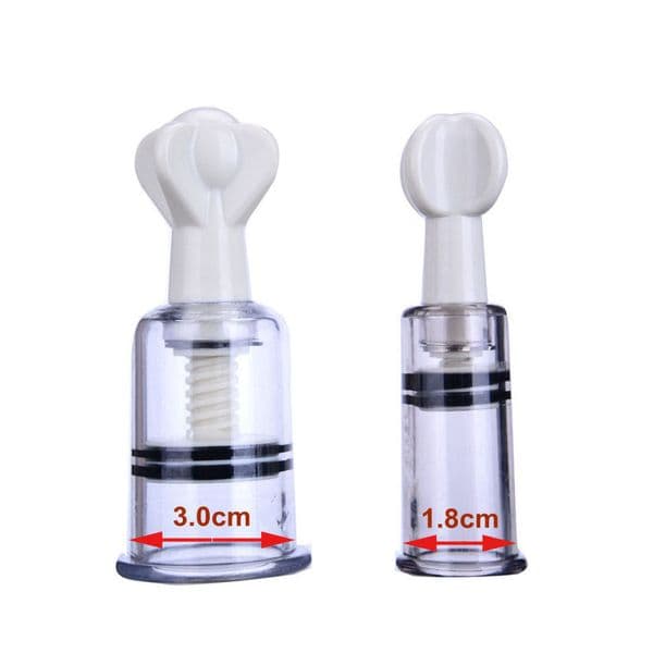 2pcslot 2 Size Manual Up Nipples Clitoris Vacuum Suction Cup Nipple Bondage Pump Nipples Clitoris Stimulator BDSM Toys Adul