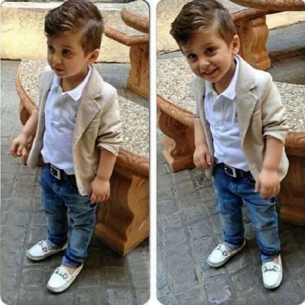 New Fashion Gentleman Boy Clothing Set outwear jacket t shirt pants 3Pcs suits Kid Boys Formal Clothes Sets