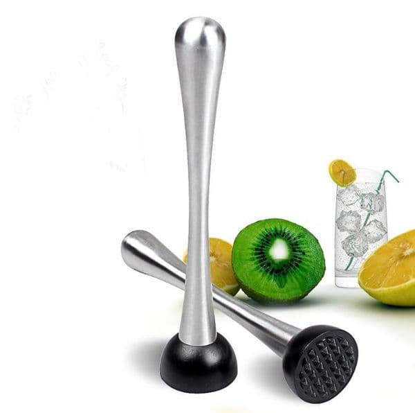 50pcs/lot Stainless Steel Cocktail Muddler Mashes Fruits Herbs and Spices for Cocktails Bar Tools Kitchen Accessories SN3015