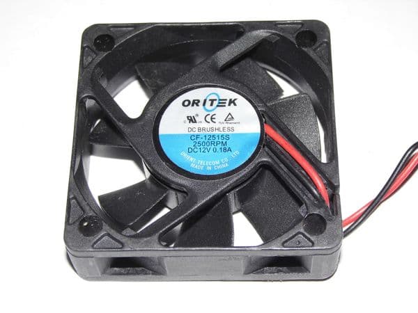 ORITEK 5015 CF-12515S 12V 0.18A 5CM 3Wire CF-12515 DC Square Blower Humidifier fan
