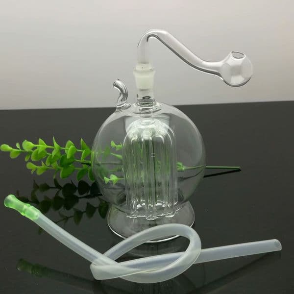 Smoking pipes hookah Oil Burner Pipes Smokings Glass Bowl Large round bellied multi claw glass filter water bottle