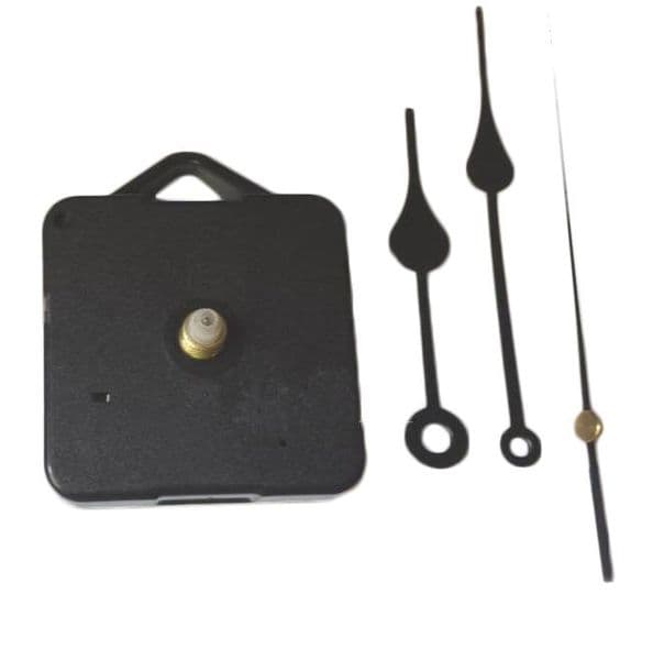 Home Clocks DIY Quartz Clock Movement Kit Black Clock Accessories Spindle Mechanism Repair with Hand Sets Shaft Length 13 Best