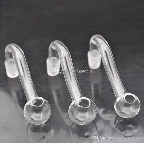 Great cheap Colorful Glass Oil Burner 10mm 14mm 18mm Female Male thick pyrex glass oil burner pipes for water pipe bong
