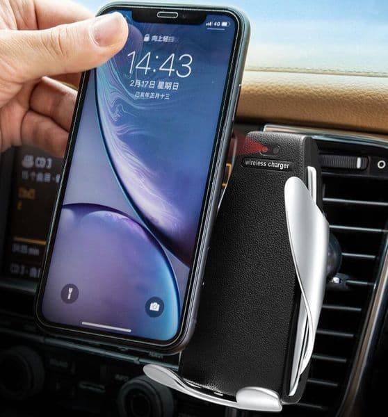 Automatic Sensor Car Wireless Charger For iPhone Xs Max Xr X Samsung S10 S9 Intelligent Infrared Fast Wirless Charging Phone Holder s5 hot