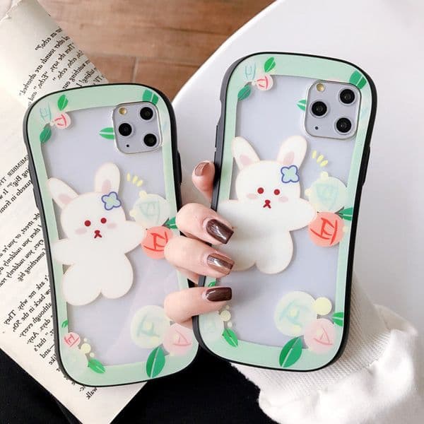 Apply Iphone 11 Hand Shell For Apple Iphone 11 Pro Max 6 7 8 X S R X /6splus / Small Waist Hollow Out Glass Tpu + Pc Cartoon