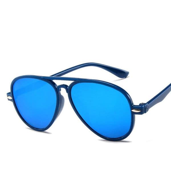 Vintage Kids Pilot Sunglasses Girls Brand Children Fashion Glasses Boy Baby Sun Glasses Cute Eyewear Gafas De Sol Hombre/Mujer VHLlZ