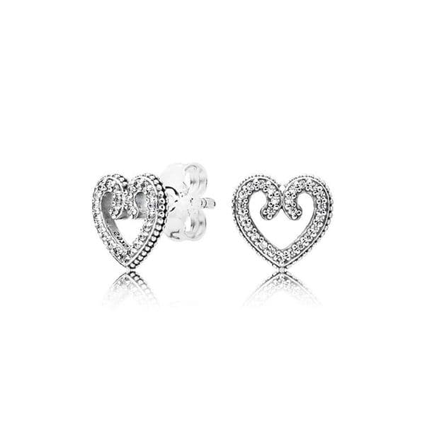Heart designer Stud Earrings Original Box Set Authentic 925 Sterling Silver Earrings Women Wedding Party Gift Luxury Diamond Jewelry High Quality