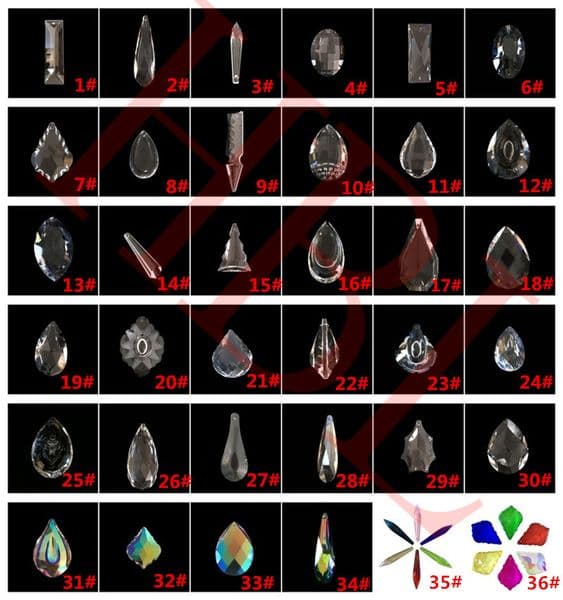 Free Shipping AAA 76mm(40pcs/Lot) Crystal Chandelier Pendant/Crystal Curtain Pendants,Crystal Chandelier Part