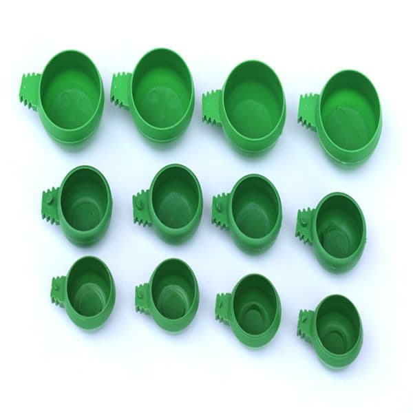 Mini Parrot Food Water Bowl Feeder Plastic Pigeons Birds Cage Sand Cup Feeding Water Bowl YQ01261