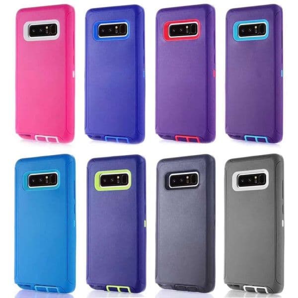 For iPhone 12 mini 11 pro XR X Max 7 8 Plus Case Hybrid Waterproof Defender Case Samsung Note 8 9 S9 S10 Plus Lite NO Logo Clip Package