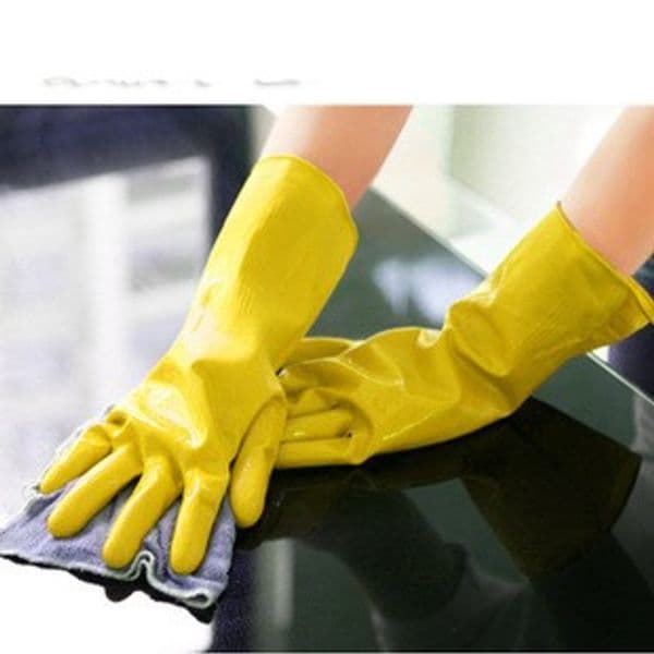 Cleaning Gloves Dish Washing Glove Rubber Housework Mittens Latex Mitten Long Kitchen Wash The Dishes Mitts High Quality
