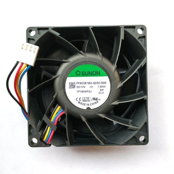 New Original for Sunon PF80381B2-Q050-S99 80*80*38MM DC12V 7.8W 8cm Computer Server cooling fan