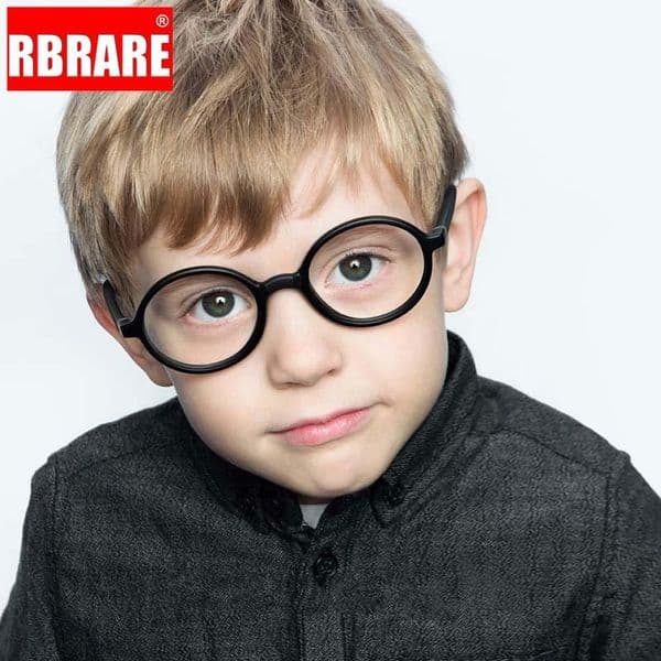 Rbrare Classic Round Children'S Sunglasses Candy Color Kid Concave Shape Personality Baby Pink Lovely Ring Glasses Frames tyjcj