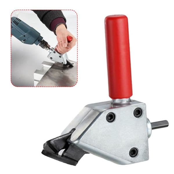 Freeshipping Nibble Metal Cutting Sheet Nibbler Saw Cutter Tool Drill Attachment Free Cutting Tool Nibbler Sheet Metal Cutter