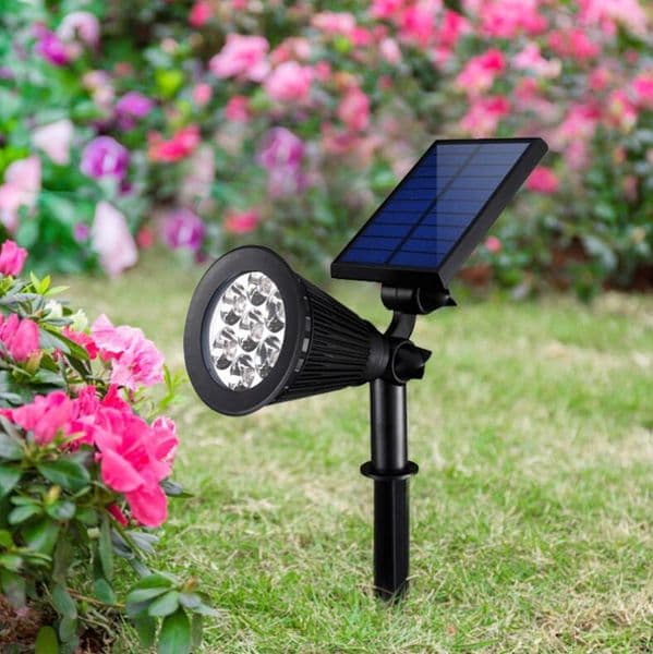 Solar Garden Lights 7LED Outdoor Waterproof lamp Control Garden Lighting Courtyard Landscape Lawn Light 2pcs