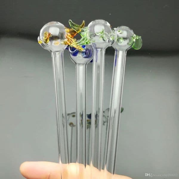 Coloured small fish sucker ,Wholesale Bongs Oil Burner Pipes Water Pipes Glass Pipe Oil Rigs Smoking Free Shipping