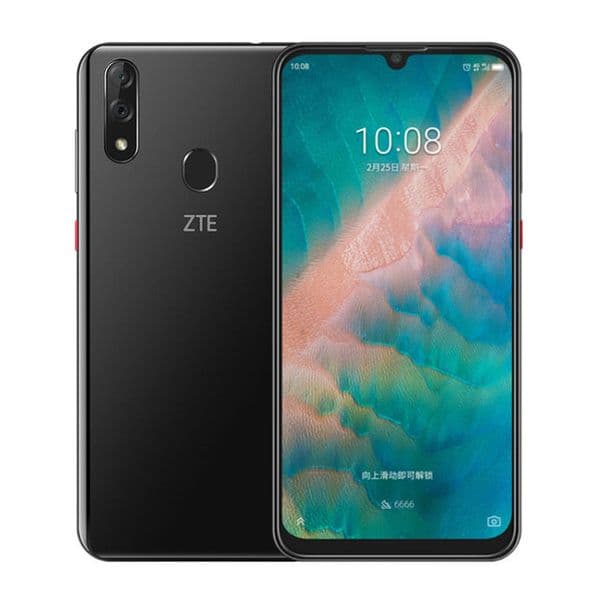 Original ZTE Blade V10 4G LTE Cell Phone 4GB RAM 64GB 128GB ROM Helio P70 Octa Core Android 6.3" 32MP Fingerprint ID OTA Smart Mobile Phone