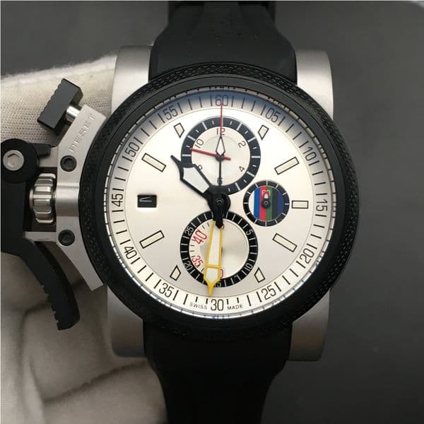 Chronofighter Oversize Watches The British Master Men Watch 47mm Chronograph Quartz Movement Wristwatch for Big Wrist Gift
