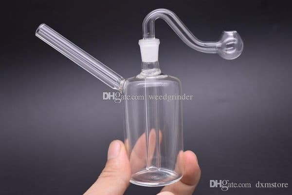 cheap protable 10mm female glass Water Pipes mini Cup Glass oil Bongs Hookah Shisha