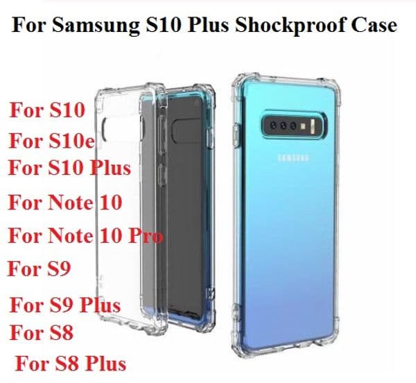 Soft Case for Samsung Galaxy S10e S10 S9 S8 Plus Note 10 9 8 5 A9 A8 A7 A6 J4 J6 J8 Plus 2018 Case Clear TPU Cover