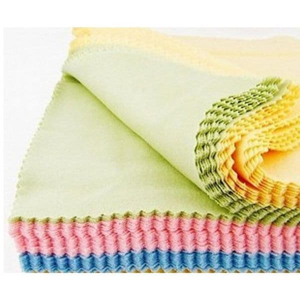 14*14 cm Microfiber Cleaning Cloths for Tablet Phones Computer Laptop Glasses Cloth Lens Eyeglasses Wipes Dust Washing Cloth Household