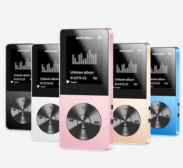 Metal MP3 MP4 Player 8gb 16GB Video Sport MP4 Flash HIFI Slim MP4 Video Player Radio Recorder Walkman With Speaker