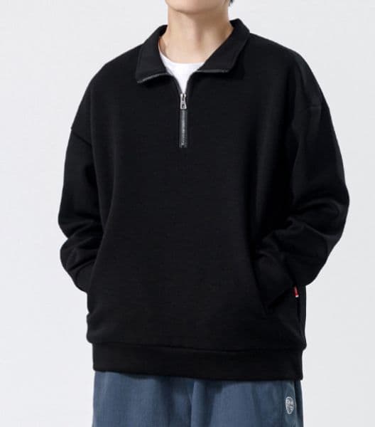 a366 Turtleneck Sweatshirt for Men Autumn and Winter Thickened Loose Trendy Casual