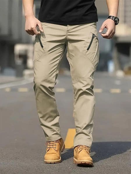 WOZK tactical pants men's spring and summer new workwear casual pants outdoor functional straight leg training pants designer