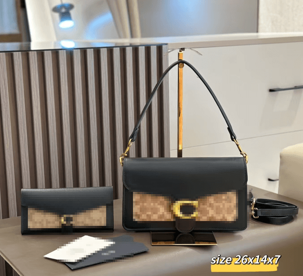 tabby bag, purse Crossbody Bags Set, Perfect Any Occasion Stylish Functional, Brown and Black Patterns, Spacious Interior, Ideal Luxury Bag for Women,city bag