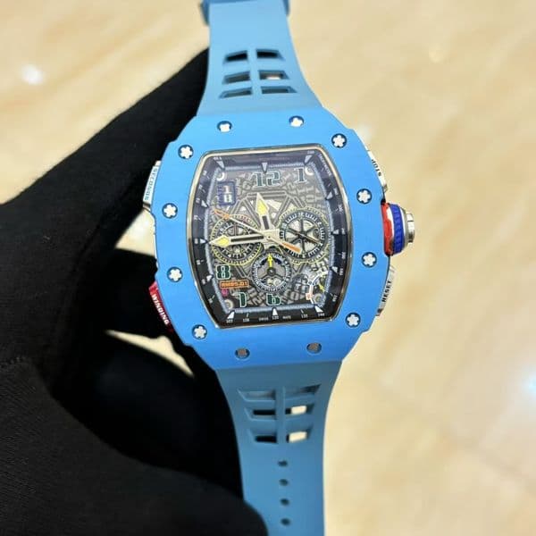 2026 Top quality men watches designer AAAAA Montres Luxury watch r m65 super clone watch lightweight transparent designer hollow chronograph Carbon fiber 388e