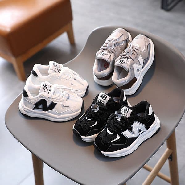 Kids Designer Shoes toddlers Sneakers boys girls Low black grey white running Sports Trainers kid shoen