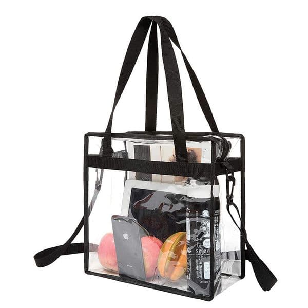 Internet Celebrity Transparent Handbag Single Shoulder Korean Version Versatile Fashion Jelly Beach Travel Waterproof Storage Small Square Bag