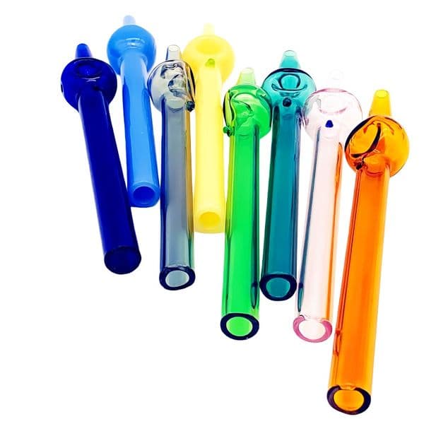 QBsomk Hookahs Nectar Collector Colorful With Nector Straigh Tube Smoking Accessories Glass