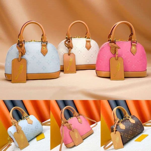 Womens Luxury handbag lock Shoulder bag Travels With Grace Coddington Designer boston bag straps tote Crossbody Clutch Leather Canvas Even sling duffel Shell bags
