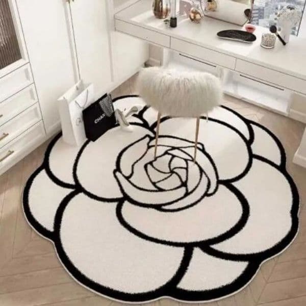 Light Luxury Premium Lia Irregar Circar Living Room Carpet Bedroom Blanket Study Swivel Chair Designer Floor Mat