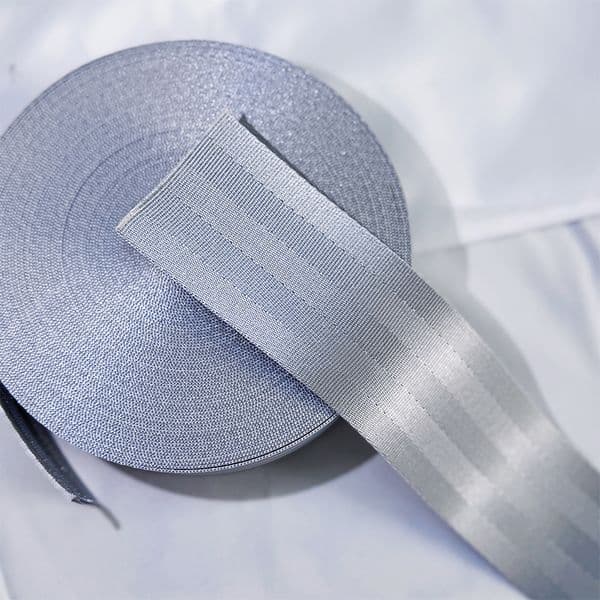 Safety pattern imitation nylon webbing anti slip high toughness wear-resistant supports logo customization black 5.0cm