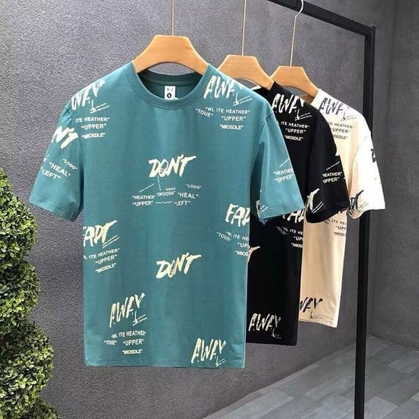 Designer Shirt Designer Hoodie Original 's Short Sleeve Summer Thin Letter Print Half Sleeve T-shirt Youth Ins Trendy Half Sleeve Polo Shirt 's Clothing