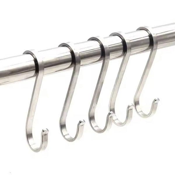 Bestseller 304 Stainless Steel S-Hook Balcony Portable Kitchen Bedroom Multifunctional Railing S Hanger Hook Wholesale ddmytues