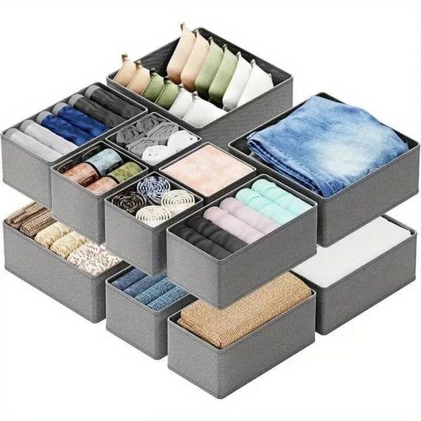 Cabinet Drawer Clothes For Underwear Bra Socks Underpants Organizer Scarf Tie Storage Box ddmythur