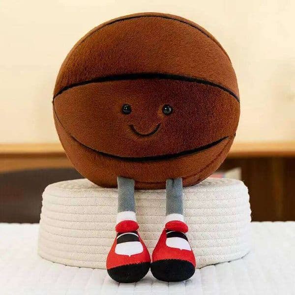 Latest Football, Basketball, Rugby Kawaii Plush Toy Cartoon Anime Cute Children's Birthday Gift Doll Christmas XJ260105