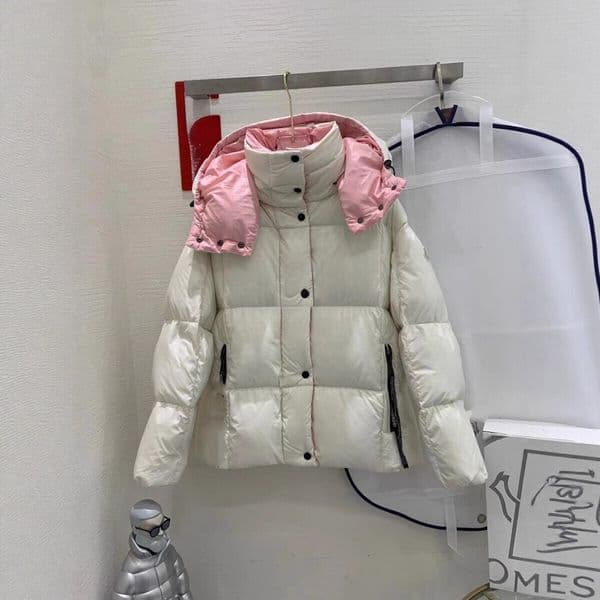 Designer down jacket M brand premium edition autumn and winter hooded bread belt casual women's down jacket