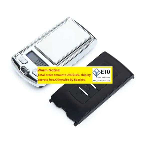 wholesale Balance Weight Scales Mini LCD Electronic Digital Pocket Scale Jewelry Gold Weighting Gram Scale 100g*0.01g 200g*0.01g ZZ